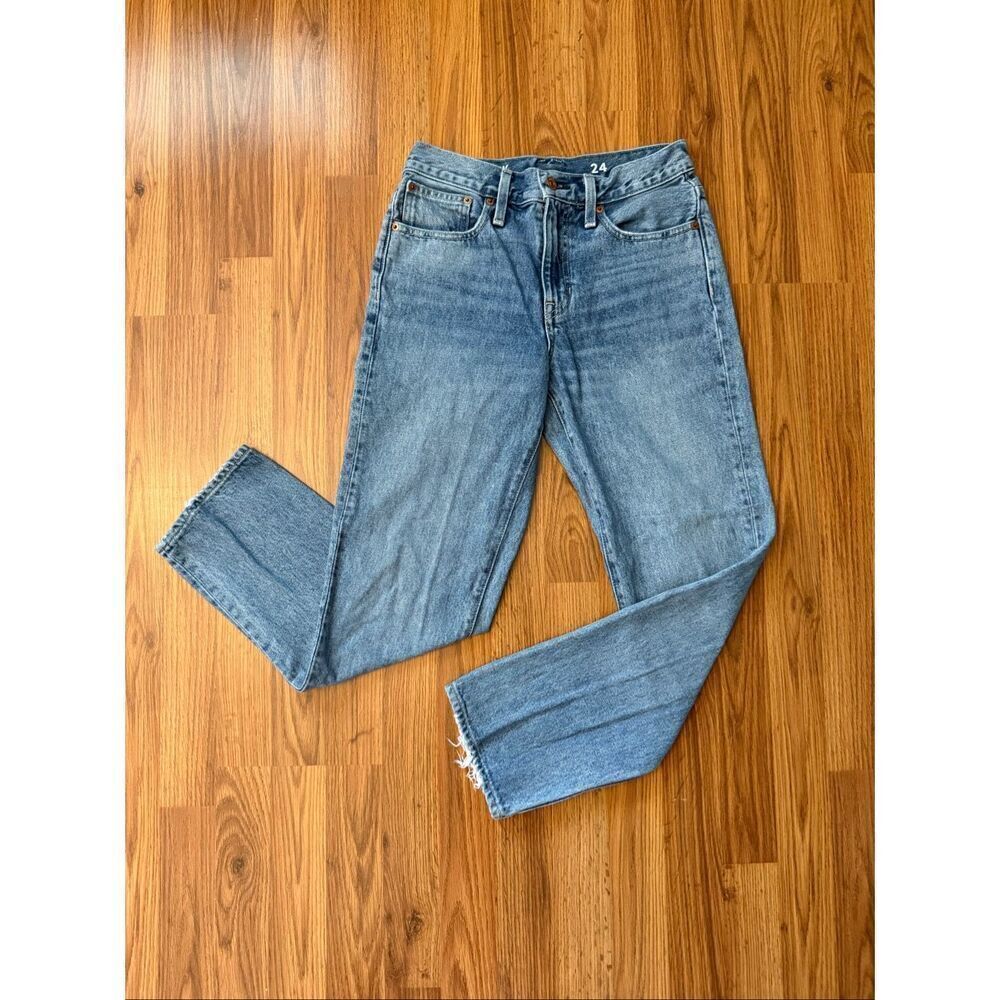 J. Crew Women's High-Rise Slouchy Boyfriend Denim Jeans Blue Size 24